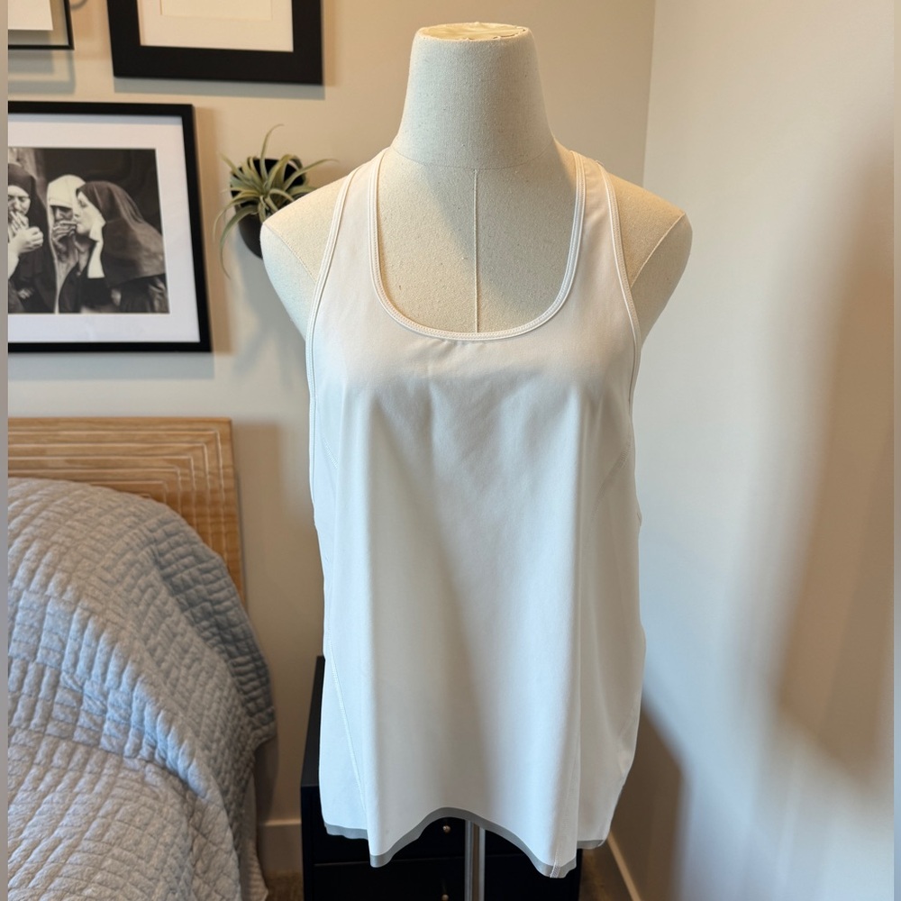 Lole Women’s Jazna Tank, White, LARGE